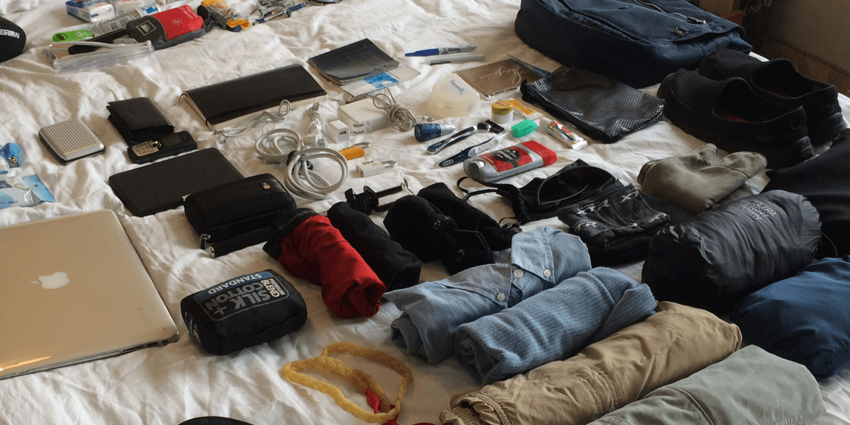 Man vs. Bag: Minimalist packing for maximum flexibility