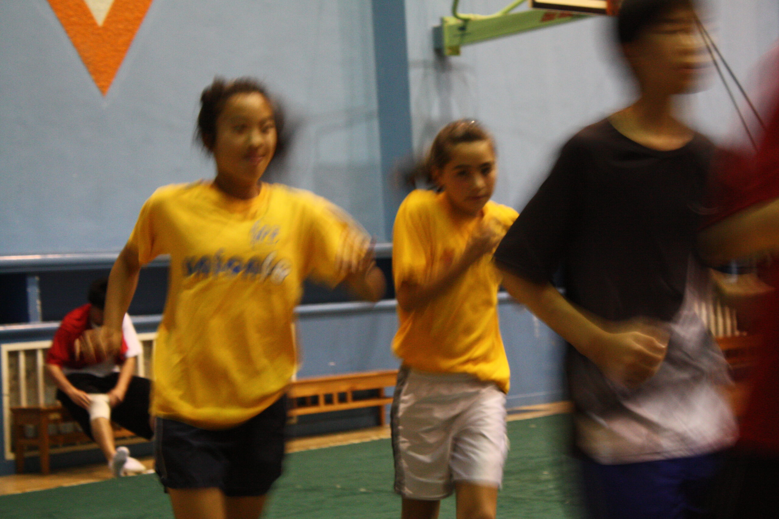 Running - Ashley and Lauren