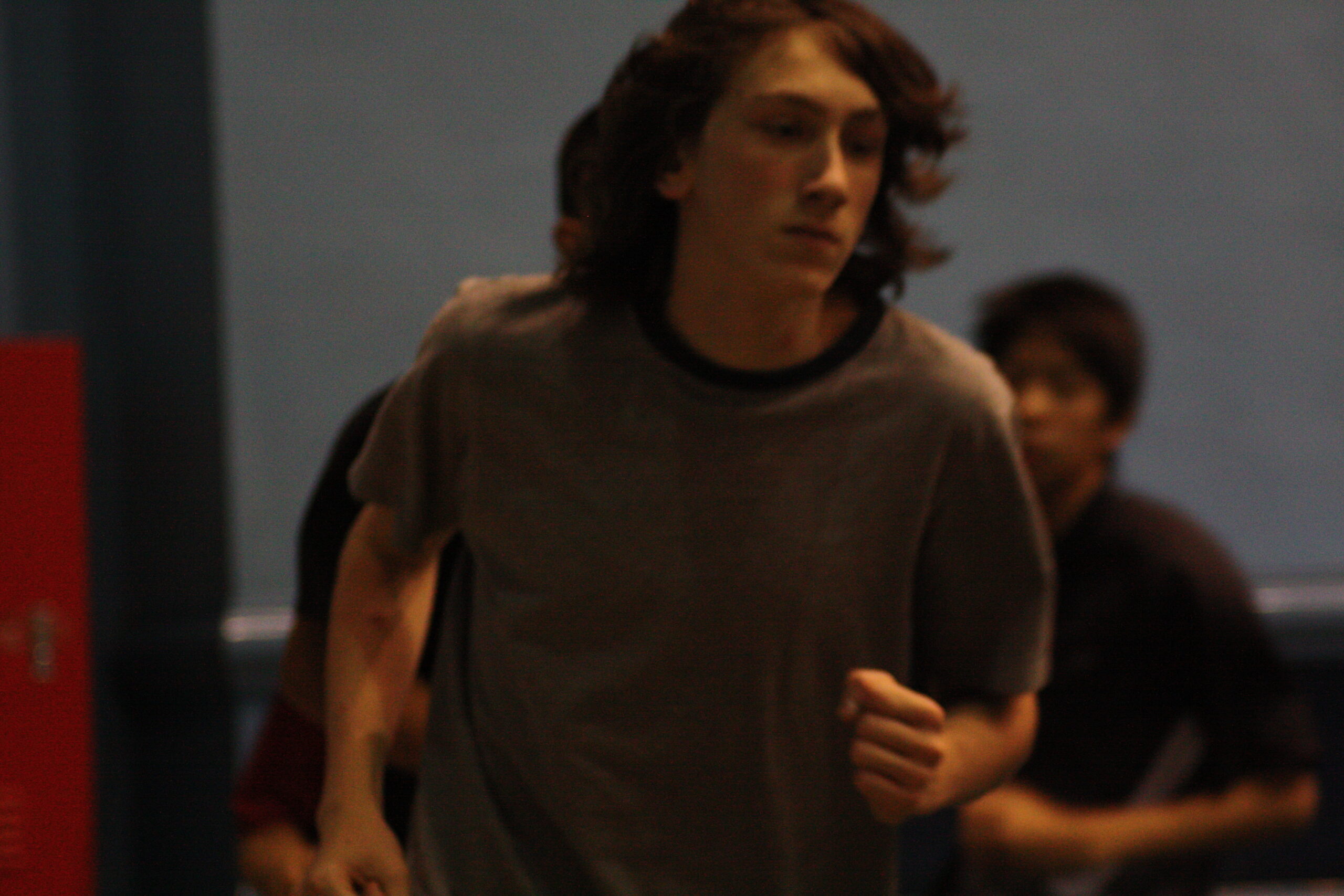 Running - Noah and his hair
