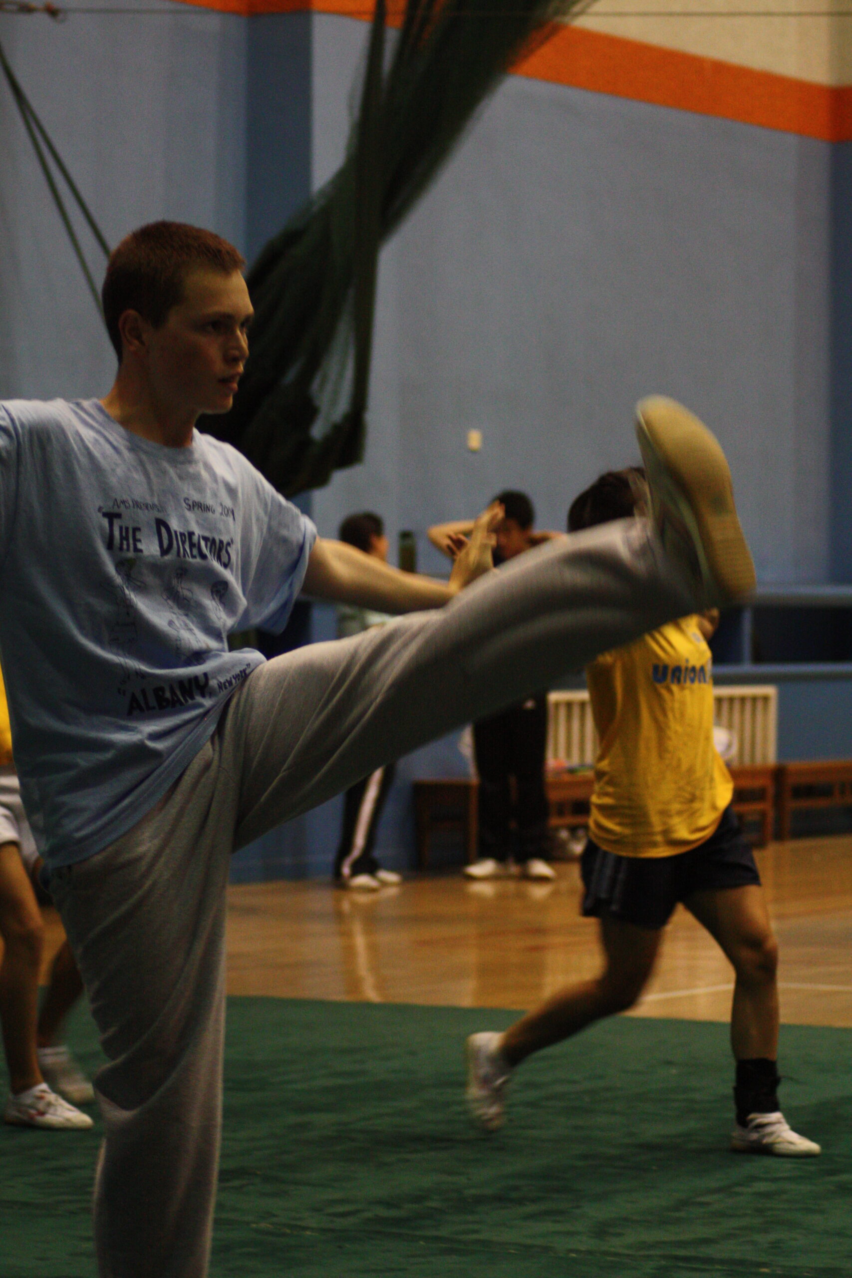 Jonah kicking